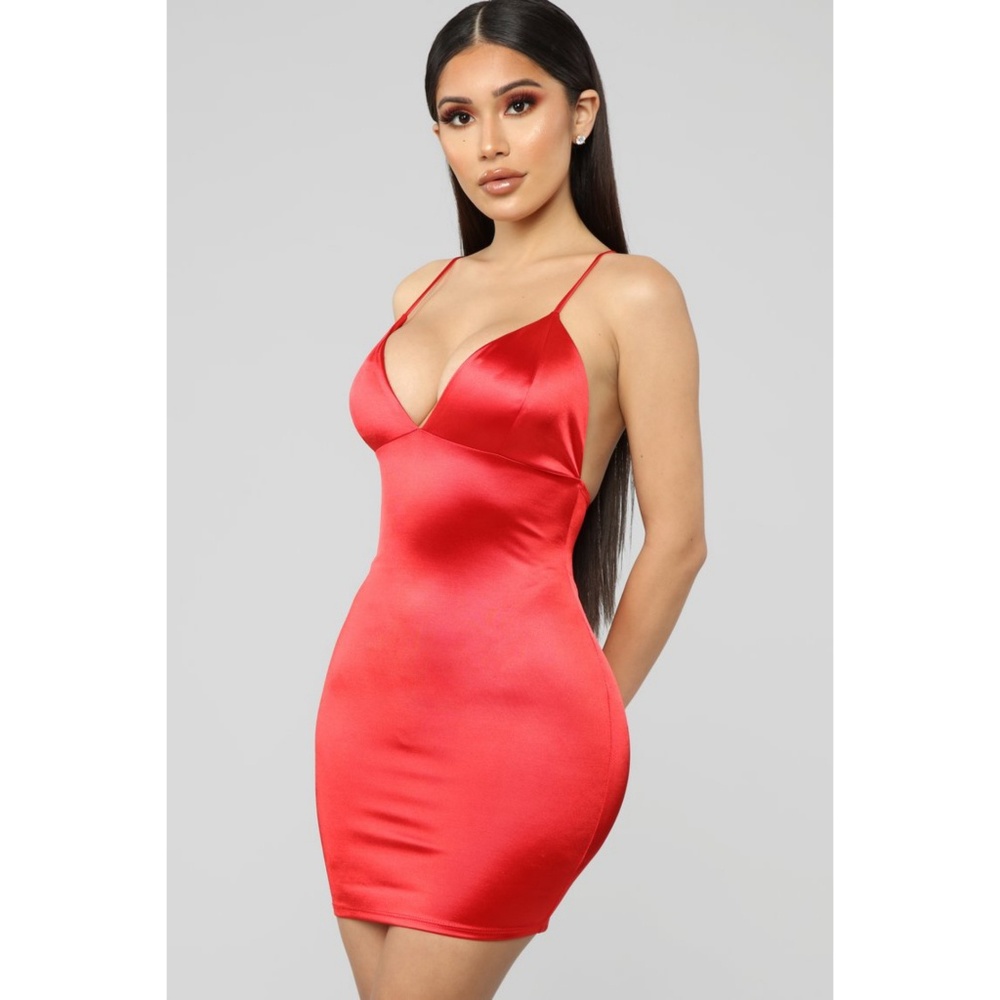 Come And See Me Babe Mini Dress - Red
